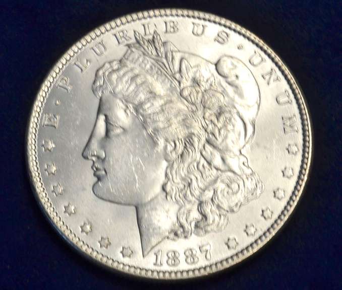 1887 UNC Morgan Dollar