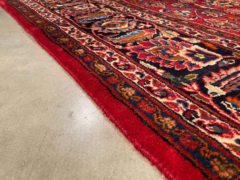 MAGNIFICENT  PERSIAN MASHAD RUG 9'.6X12'.8"