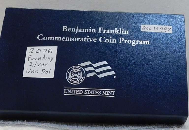 2006 Silver Unc Franklin - Founding Sil Dol