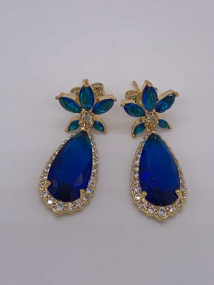 Gorgeous Blue Gemstone Earrings