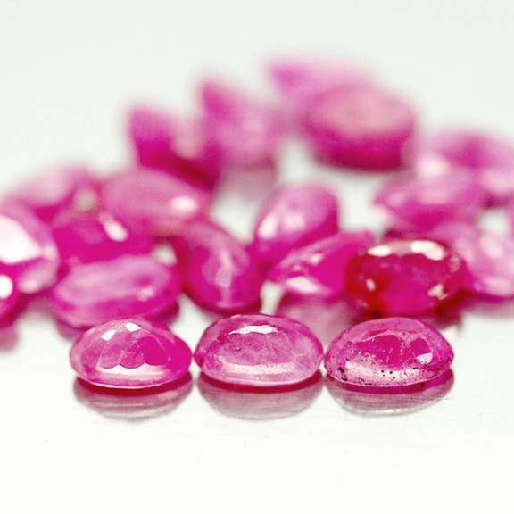 Rare heated only 7.48ct Ruby set from Madagascar