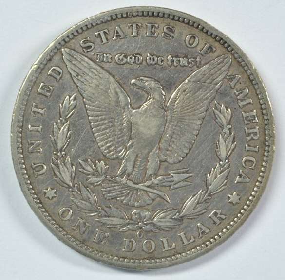 A Rare 1895-O Morgan Silver Dollar in XF