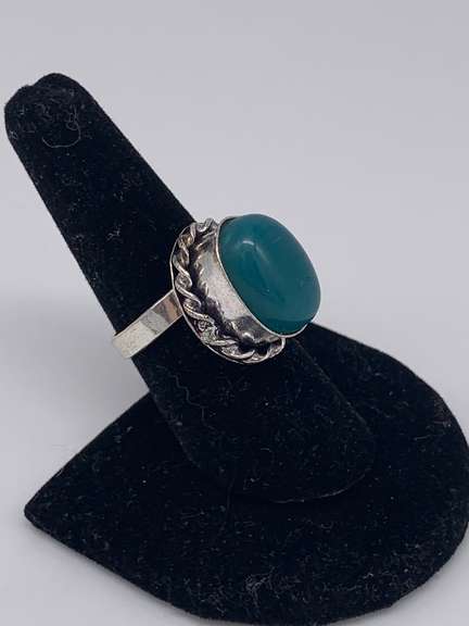 Gorgeous Natural Gemstone & Silver Cocktail Ring