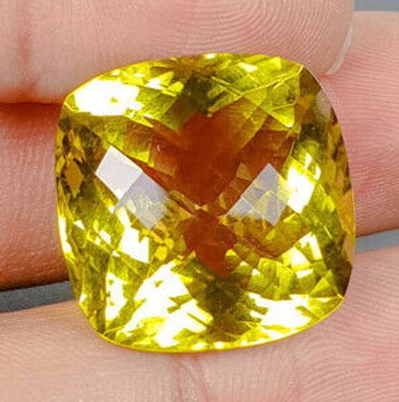 Big bright 32.90ct top yellow Citrine