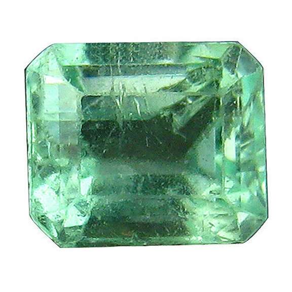 Crystal clear .94ct Colombian Emerald