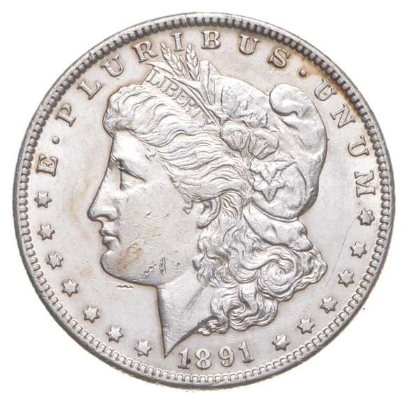 1891-CC Morgan Silver Dollar