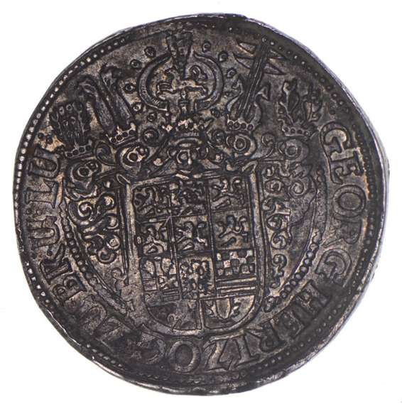 1641 German States Brunswick-Luneburg-Calenburg Silver Thaler Wildman