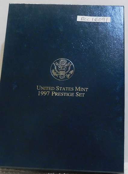 1997 Prestige Set, w/PRF Silver Dol.