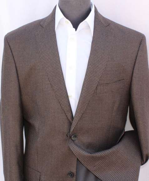 Comfort Fit Wool & Cashmere Houndstooth Blazer