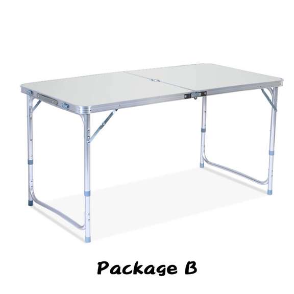Aluminum Alloy Folding Table Height Adjustable