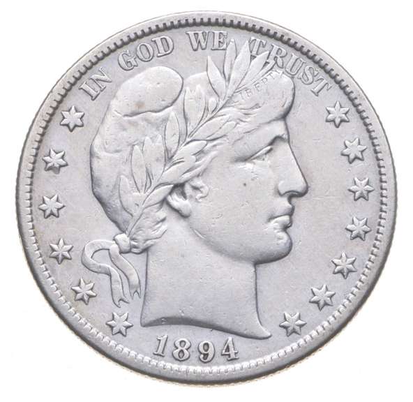 1894-S Barber Half Dollar