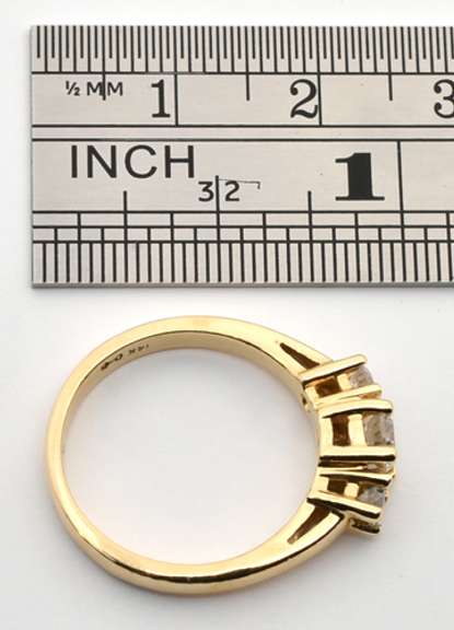Popular 3 Diamond Ring