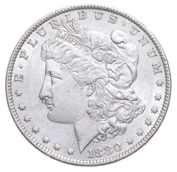 1880-O Morgan Silver Dollar