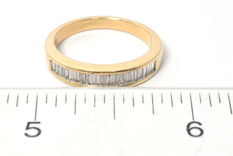 Flashy Diamond Band in 14KT Yellow Gold