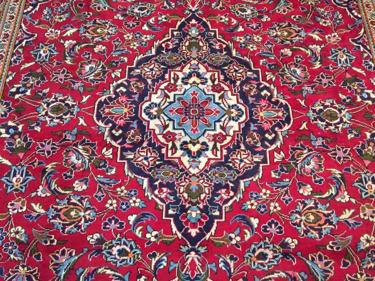 FINE AUTHENTIC PERSIAN KASHAN 9.7x13.1