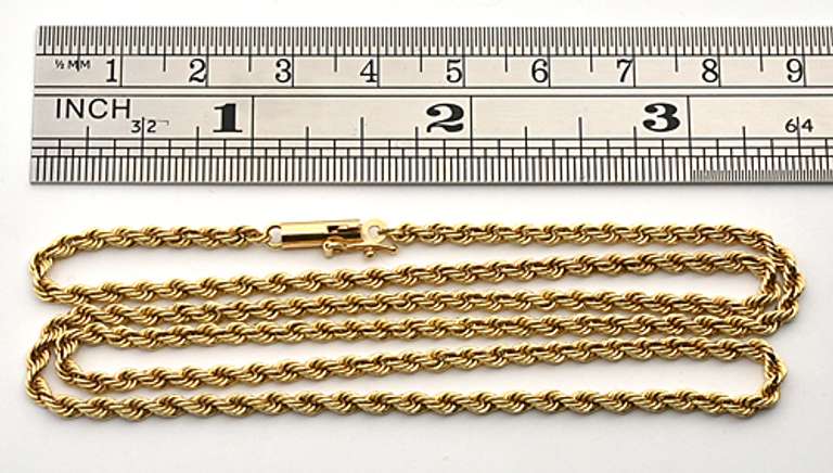Popular Sturdy Rope Necklace