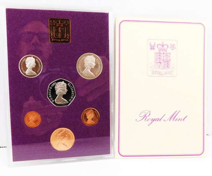 1980 Coinage Proof Set of Great Britain & N. Ireland