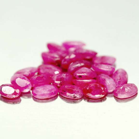 Rare heated only 7.48ct Ruby set from Madagascar