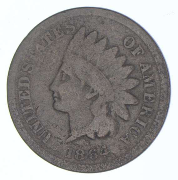 1864-L Indian Head Cent
