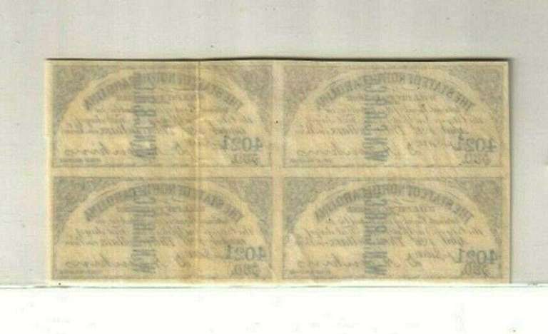 Sheet Of (4) Crisp 1890's $30 North Carolina Bonds!