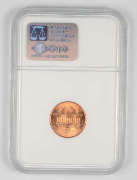 MS68 RD 1995 Lincoln Memorial Cent - Double Die - Graded NGC