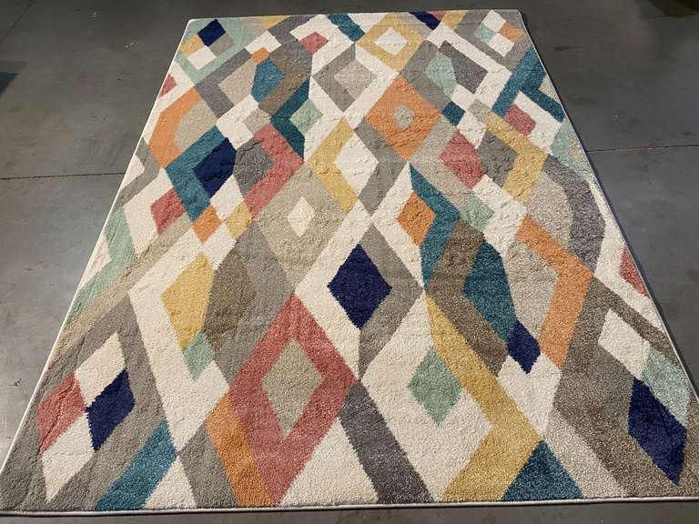 STUNNING ART DECO RUG 6x8