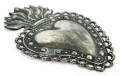 Vintage Ex Voto Sacred Heart