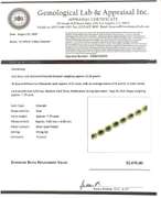 Gorgeous Emerald & Diamond Bracelet in Vermeil