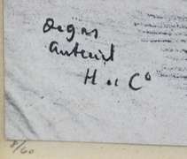 EDGAR DEGAS (AFTER) DANS LES COULISSES 1919