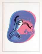AL HIRSCHFELD TRANCE DANCER BALI 1941