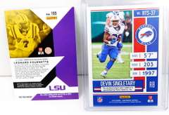 2 Football Rookie Cards, Singletary and Fournette