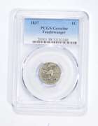 Genuine 1837 Feuchtwanger Cent - Hard Times Token - Graded PCGS