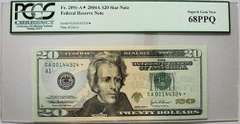 Gem Crisp 2004A Boston $20  Star Replacement Note Key Note Of The Series  PCGS 68 Scarce Grade!
