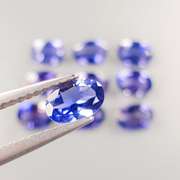 Gorgeous 2.80ct high luster blue violet Iolite set