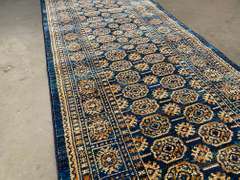 STUNNING MODERN BOKHARA RUNNER 8 FT