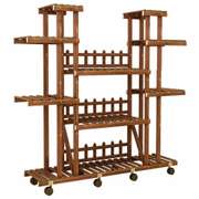Plant Flower Pot Stand Shelf Wooden Rack