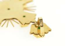 18K Yellow Gold 4.70 Ctw Victorian Natural Emerald Cross Pendant