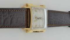 Rare Vintage Normandie 14 KT Gold  watch with a Leather Strap