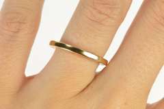 14K Yellow Gold Pandora Classic Hearts Of Stackable Band Ring