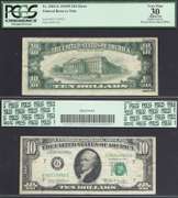 $1 1981 Cutting Error showing tip of sheet