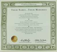 Memorial Collectable