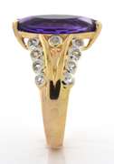 Regal Amethyst & Topaz Ring in Vermeil