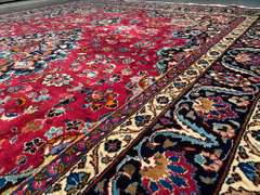 MAGNIFICENT  PERSIAN MASHAD RUG 8x11