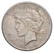 1928 Peace Silver Dollar