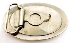 Enameled Train Locomotive Belt Buckle