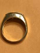 MENS 14K GOLD DIAMOND BAND / RING