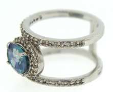 Sterling Silver Blue Topaz Ring