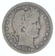 1909-O Barber Quarter