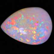Stunning 7.28ct snow white pinfire Welo Opal