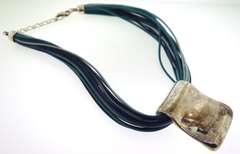 Sterling Silver Multi Cord Necklace
